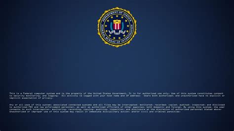 Logos For Fbi Logon Screen Wallpaper