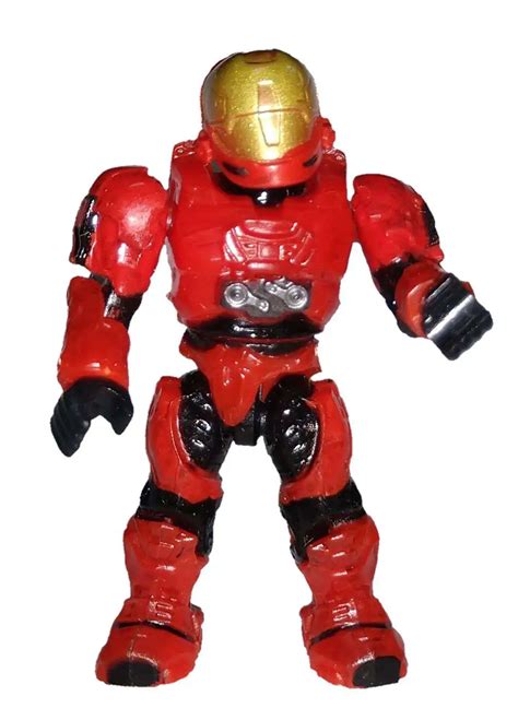 Mega Bloks Halo Loose Eva Spartan 2 Minifigure Red Loose Toywiz