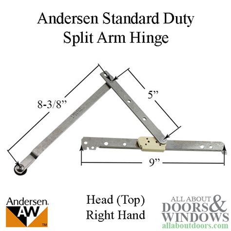 Head Hinge Right Standard Duty Andersen Enhanced Casement 1995 1998