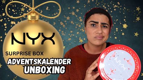 NYX Surprise Box Adventskalender 2023 Unboxing Adventskalender 2023