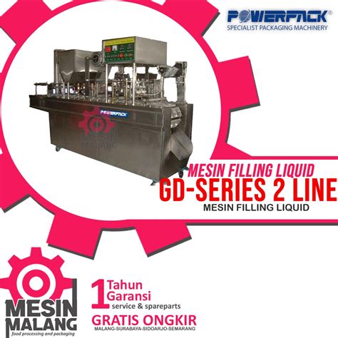 Jual Mesin Pengisi Cairan Mesin Filling Liquid Powerpack Gd Series