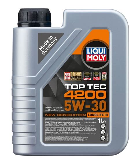 Mann Controllo Set L Liqui Moly Top Tec W Per Hyundai Tucson