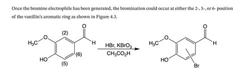 Solved Once The Bromine Electrophile Has Been Generated The Chegg