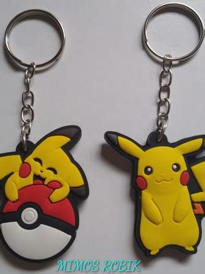 Chaveiro Pikachu Pokemon Emborrachado Pct C 2 Unidades Compre