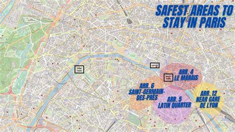 Top 4 SAFEST Areas To Stay In PARIS 3 Districts To Avoid