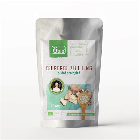 Ciuperci Zhu Ling Pudra Bio 60g Obio