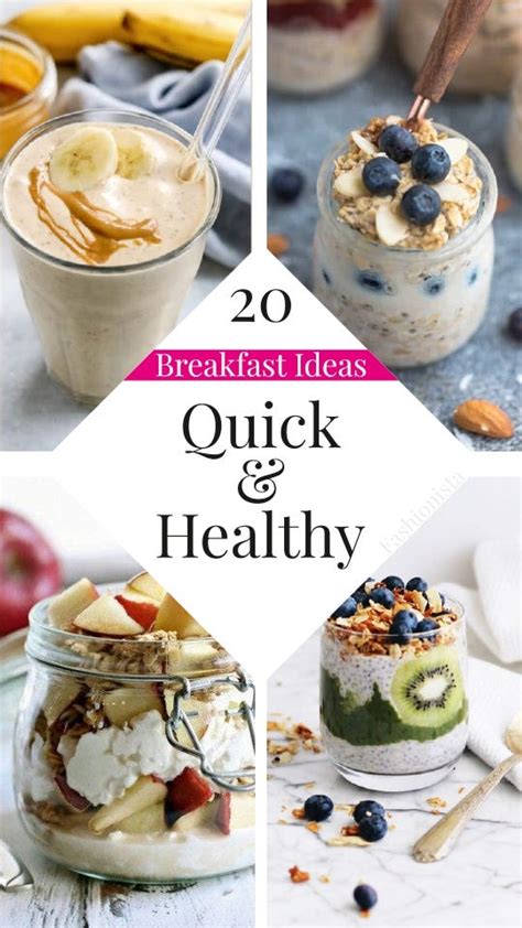 Energize Your Mornings With 20 Quick And Healthy Breakfast Ideas By