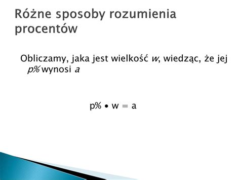 Procenty. - ppt pobierz