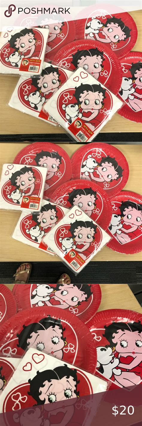 Betty Boop Paper Plates And Betty Boop Napkins