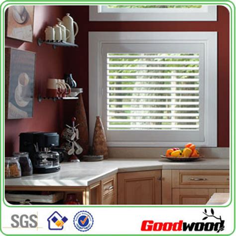 Waterproof Vinyl Plantation Shutter For Kitchen Shutter And