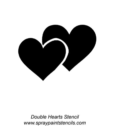 double heart Silhouette Projects, Silhouette Design, Silhouette Cameo ...