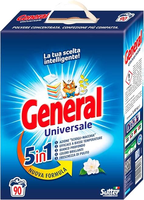 General Universale In Detersivo In Polvere Per Lavatrice Azione