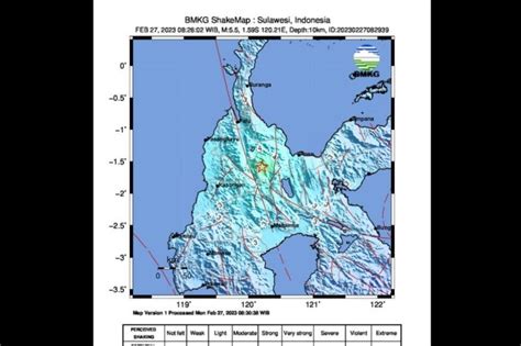 Bmkg Catat Kali Gempa Susulan Di Sulawesi Tengah