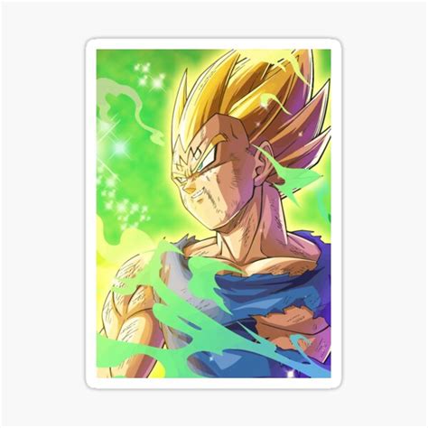 Dragon Ball Majin Vegeta Sticker For Sale By Danieldutkosky Redbubble