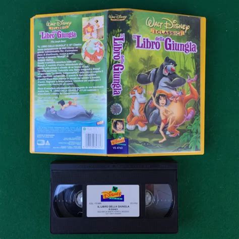 VHS WALT DISNEY IL LIBRO DELLA GIUNGLA ITA 2000 VS 4762 I Classici