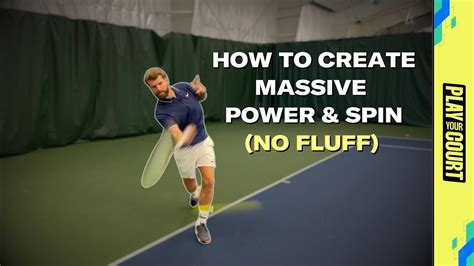 Tennis Forehand Technique How To Create Power And Topspin Without