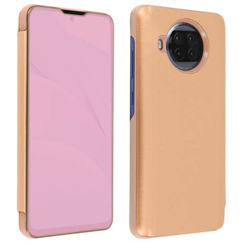 Tylna Obudowa Xiaomi Mi 10T Lite Ultra Przezroczysta Klapka Mirror Rose