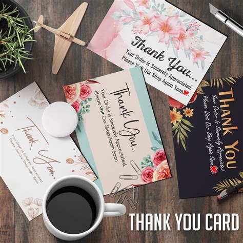 Jual Kartu Ucapan Terima Kasih Untuk Online Shop Thank You Card