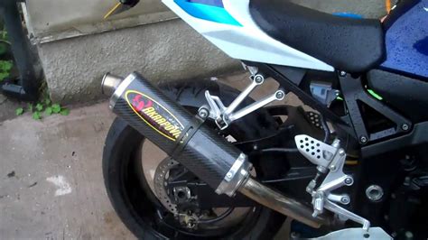 Akrapovic On Gsx R K Youtube