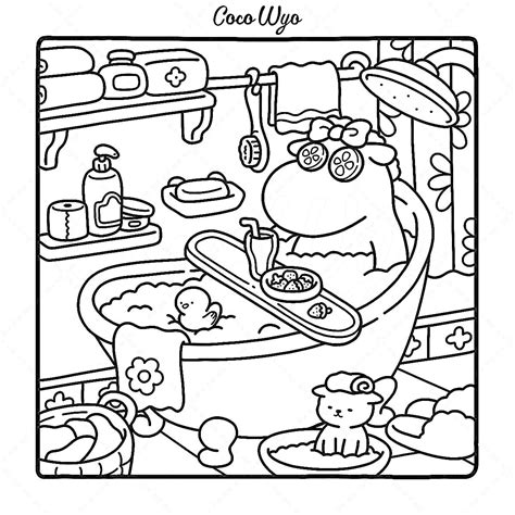 Cozy Friends Para Colorir In Coloring Pages Adult Coloring