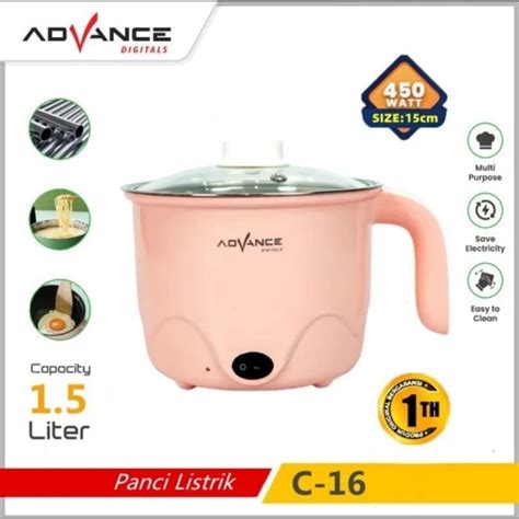 Jual Panci Listrik Advance C 16 Warmer Streamer Cooker 1 5L Shopee