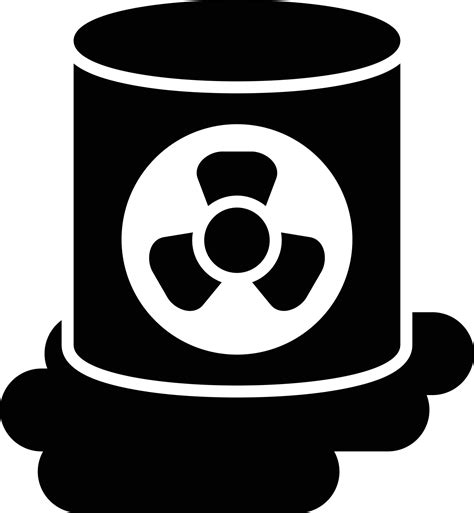 Toxic Waste Glyph Icon 9647629 Vector Art at Vecteezy