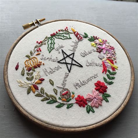 Witchy Embroidery Patterns Hand Embroidery