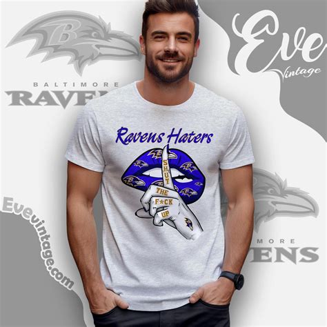 Baltimore Ravens Haters Shut The Fuck Up Shirt EVE Vintage