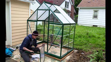 Assembling A Palram Hybrid 6x4 Greenhouse Kit Youtube