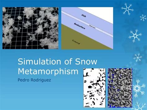 PPT - Simulation of Snow Metamorphism PowerPoint Presentation, free ...