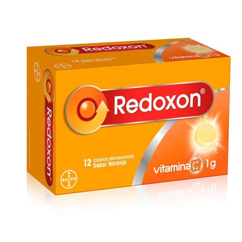 Redoxon Naranja 1g 12 Tableta Efervescente Distribuidor De Bayer Otc