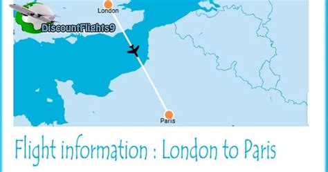 Flight information from London to Paris