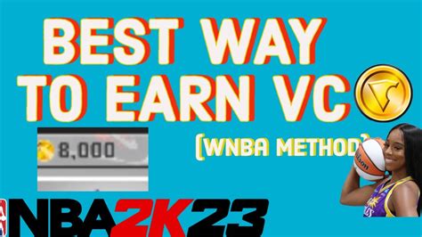 Best Way To Earn Vc In Nba 2k23 Wnba Method 💰💰 Season 4 Youtube