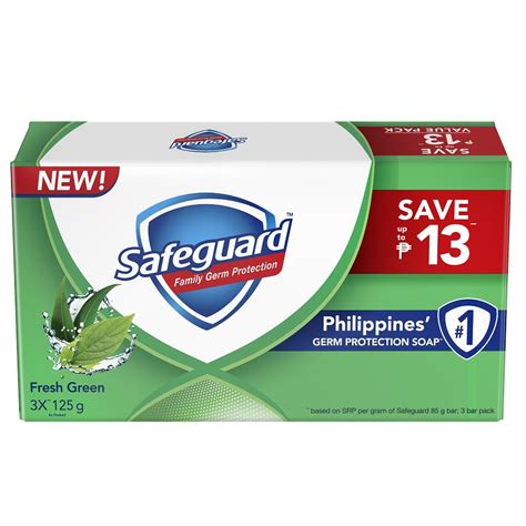 Safeguard Bar Soap Fresh Green Tripid G Shopee Philippines