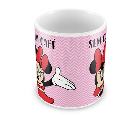 Caneca Porcelana Minnie Caf Sem Caf Elo