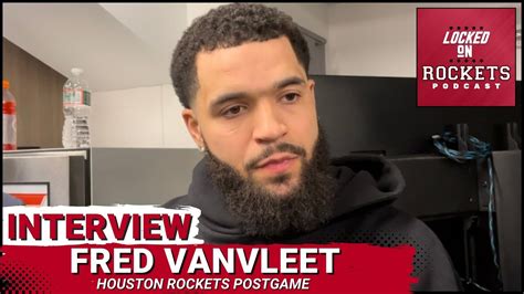 Fred Vanvleet Postgame Houston Rockets Vs Boston Celtics