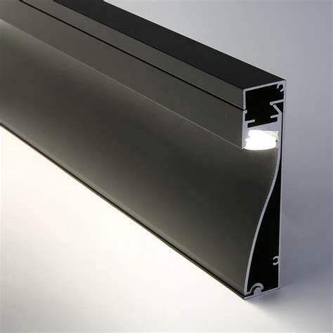 M H Mm Led Skirting Line Strip Lights Recessed Wall Mount Aluminum