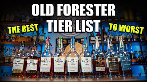 All Old Forester Bourbons Ranked From Best To Worst Tier List Youtube