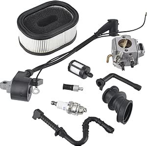 Carburetor With Ignition Coil Tune Up Kit For Stihl Ms Ms