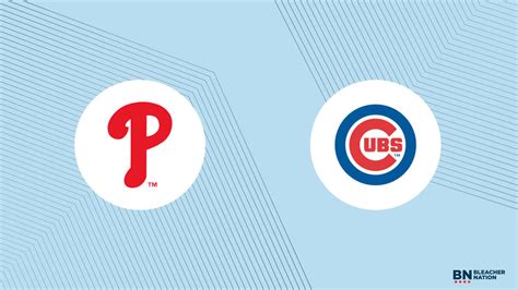 Phillies Vs Cubs Prediction Expert Picks Odds Stats Best Bets