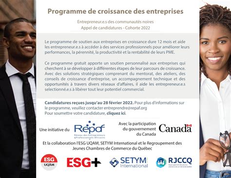 Repaf Org On Twitter Vous Tes Entrepreneur E Afro Descendant E Et