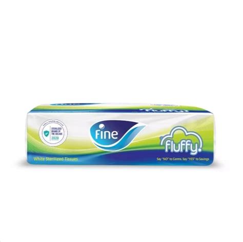 Fine Fluffy Sterilized Facial Tissues 150x2 Ply White Tissues Nylon