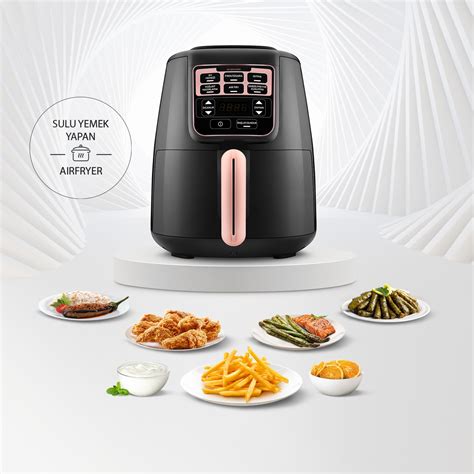 Karaca Air Pro Cook XL 2 In 1 Konuşan Airfryer Rosegold EnSonu