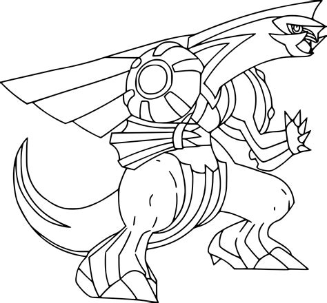 Coloriage Pokémon Légendaire