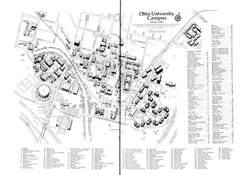 Ohio University Campus Map