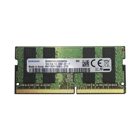 Ram Laptop Samsung Ddr4 16gb 2666mhz 12v M471a2k43db1 Ctd