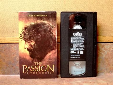 The Passion Of The Christ Vhs Jim Caviezel Monica Bellucci Film