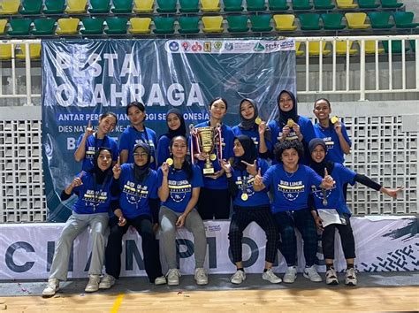 Basket Putri Universitas Budi Luhur Juara 1 Pesta Olahraga Antar