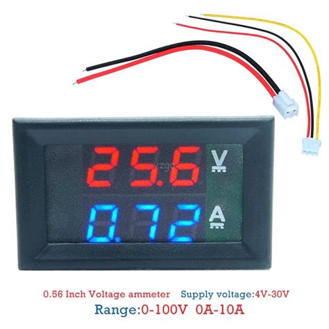 Digital Voltmeter Ammeter Dc V A Panel Volt Voltage Current