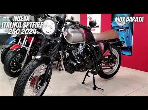 Nueva Italika Sptfire 250 2024 Nueva Cafe Racer Una Moto Muy